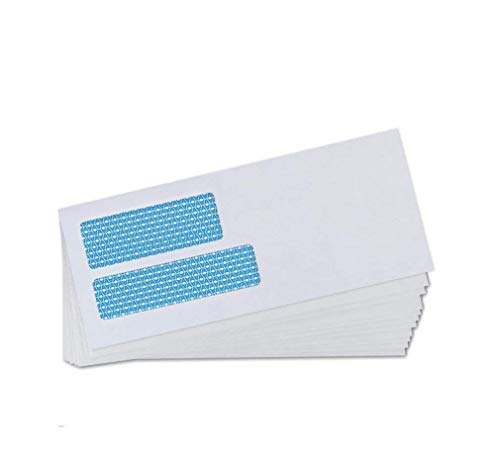 Aimoh #9 Envelopes Self Seal Flip Security Envelopes Double Window 2500ct