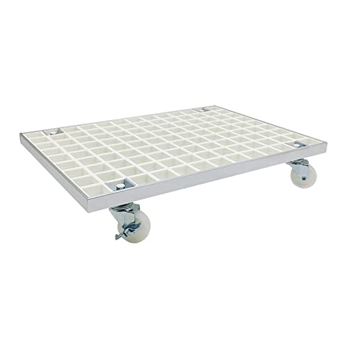 JKSVTF CPU Holder CPU Rolling Stand, Mobile PC Holder, Computer Tower Cart, Computer Host Stand with Wheels Under Home Office Desk Computer Stand (B Medium)