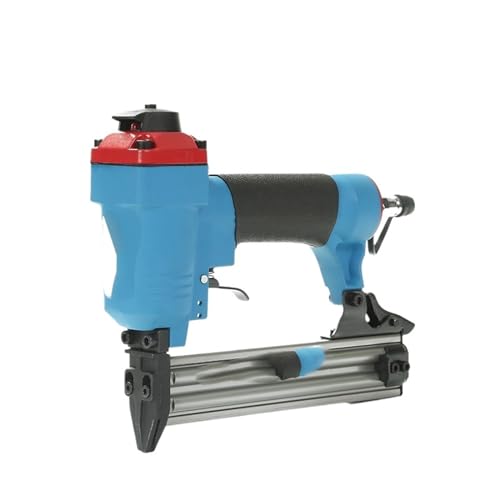 LPXDS Pneumatic staple gun,Oil-Free Pneumatic Staple Gun Pneumatic Nailer Straight Brad Gun 100pcs Nail Capacity