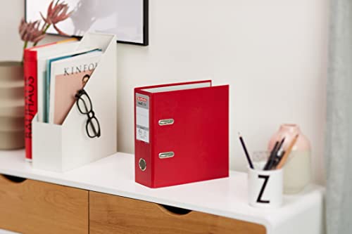 Herlitz max.File Protect A5 Upright Lever Arch File - Red