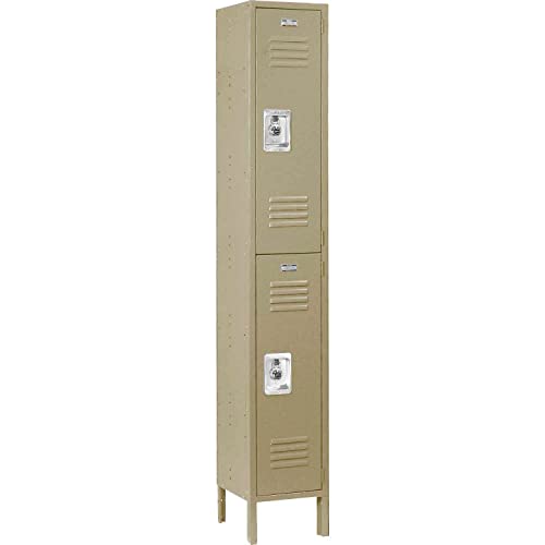 Global Industrial Infinity Two-Tier Two-Door Locker with Recessed Handle &