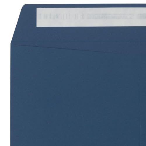 LUXPaper 10 x 13 Open End Envelopes | Peel & Press | Navy Blue | 80lb. Text | 250 Qty