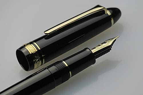 Sailor 11-0570-220 Pro Fit Casual Fountain Pen, Gold Trim, Black, Fine Point