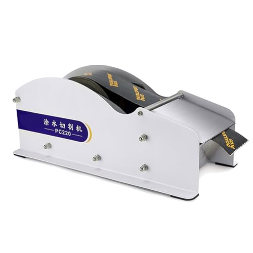VNATWGOO Desktop Water Activated Tape Dispenser, with Stainless Steel Blade, Kraft Paper Packaging Tape Dispenser, for Shipping, Carton and Box Sealing