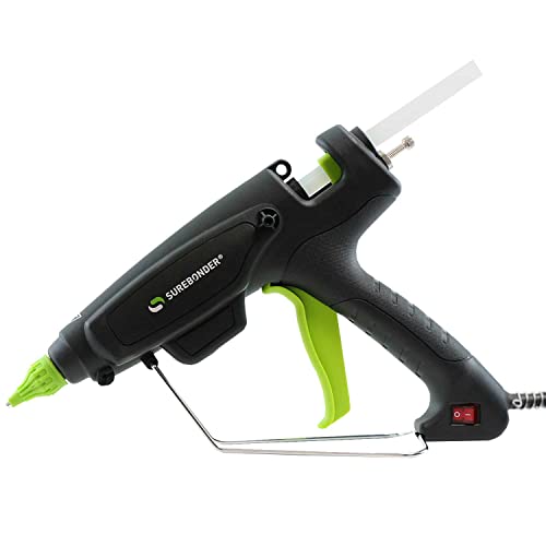 Surebonder PRO2-180 Quick Heating High-Temperature Professional Heavy Duty Hot Glue Gun for Packaging, Construction, Woodworking - Uses Full-Size, 7/16" Hot Glue Sticks