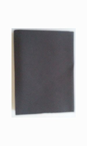 Made in Italy Inc. Address Book 4 7/8" x 6 1/2" A-Z Tabbed Black Thin Cardboard Cover