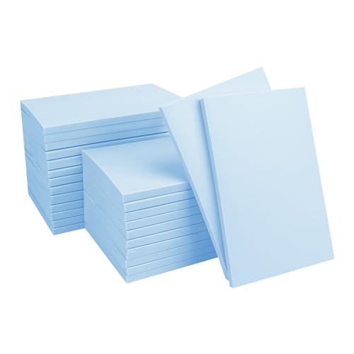 25 Pcs 4"x6" Rubber Carving Blocks, Linoleum Blocks, Stamp Carving Blocks for Printmaking, Linocut Artists, Crafts and More,(Sky Blue) by KUKLIPJIM.
