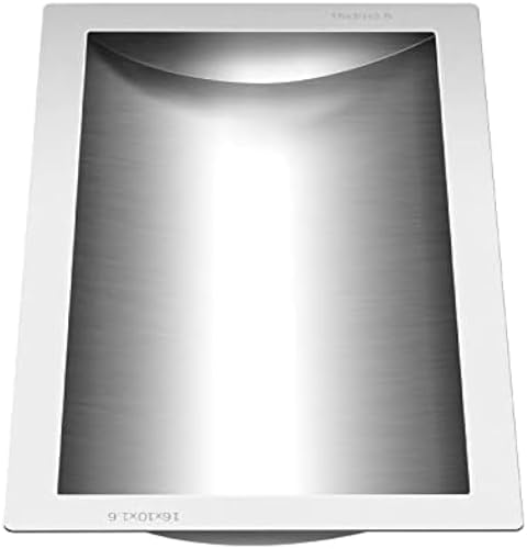 YLFFFZZZ Drop in Deal Tray All Brushed 304 Stainless Steel Window Tray High Standard,16"(L) X 10"(W) X 1.6"(D)