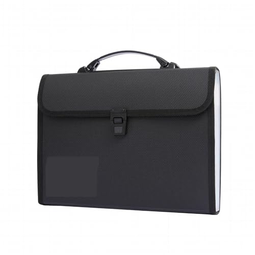 3pcs A4 Expanding File Folder Large Capacity Multi-Layer PP Storage Organizer