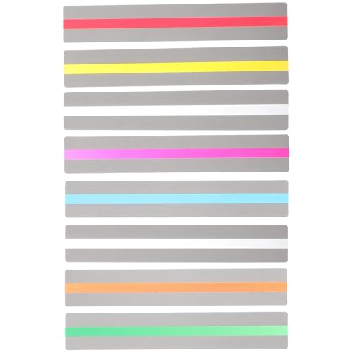 Reading Guide Strips Guided Reading Strips 32PCS Colored Overlay Bookmarks Dyslexia Reading Tracking Rulers Page Marker Bands