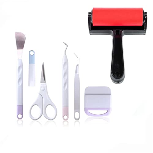 XDSRFVW 6Pc/ Set Portable Silhouette Vinyl Weeding Tools Kit Letters DIY Craft Machine Accessories