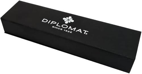 Diplomat - Traveller - Rollerball Pen - Matte Black - Resistant and Elegant - High End - 5 Years Warranty