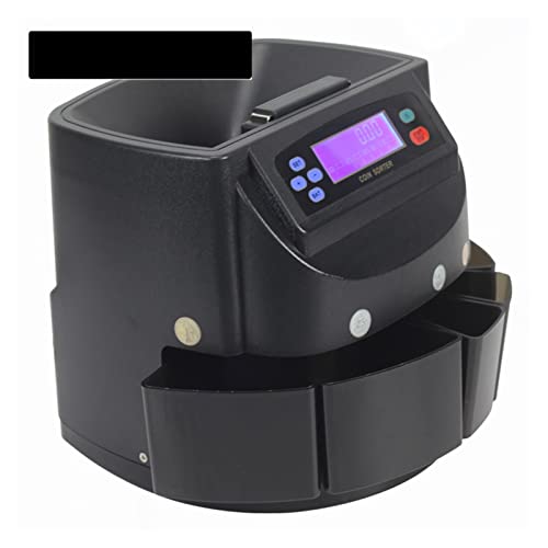 GAZOGJ Money Counter Coin Counter, Sorter, and Wrapper 9005 Customized Mix Value Coin Money Counting Machine Multi-National Type Coin Counter Fast and Easy to Use,Blue 0.8mm