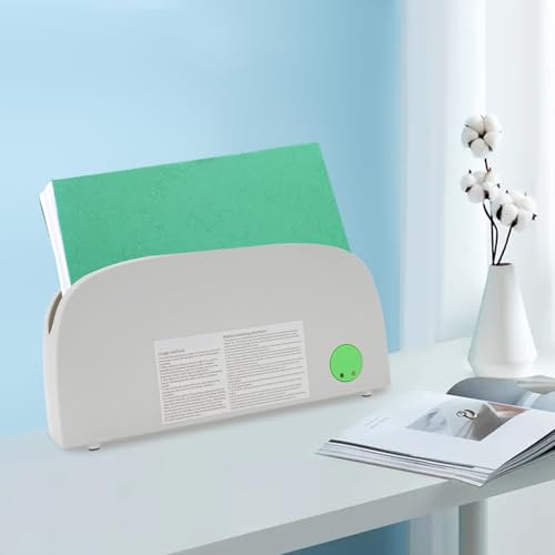 Electric Thermal Binding Machine, 250W Portable Hot Melt Binder with PTC Heating & Auto Alignment, 1.3in Thick A4 Book Binder for Office School Home
