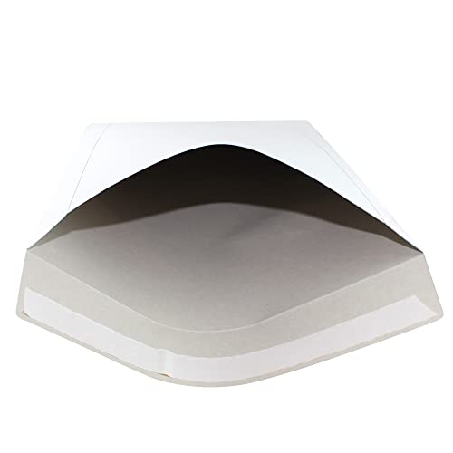 1000 EcoSwift 6.5 x 4.5 Rigid Photo Mailers Stay Flats White Cardboard Self Seal Envelopes