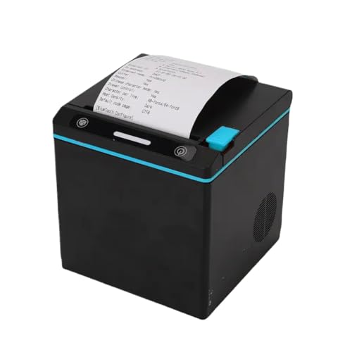 OFKSEWP Thermal Receipt Printer Compatible with Food Delivery Platforms, 300mm/s Print Speed, Supports 58mm and 80mm Paper, USB LAN WiFi Connectivity, Connects Up to 7 Devices