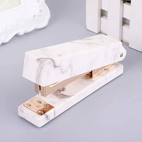 MVUYO FMURY Marble Stapler - Desktop Binding Supplies Student Medium and Small Stapler(E)