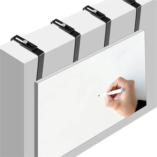 Cubicle Hooks 20pcs Metal Hooks, 37-55mm Adjustable Door Hangers, Black Small Iron,Cubicle Partition for Hanging