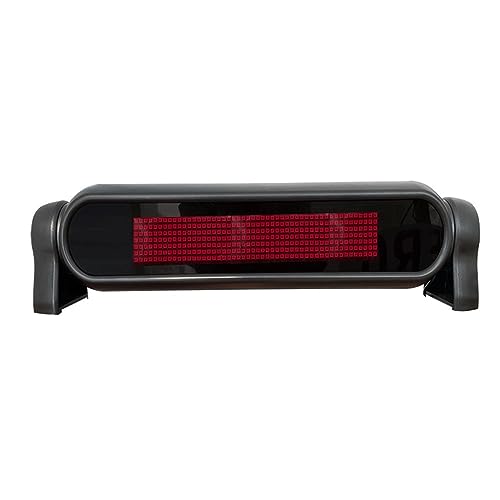MekUk LED Sign Board Scrolling Message Car LED Display Window Signs for Business,Programmable Scrolling Message Sign Board for Store, Car, Business, Promotion (Color : Green, Size : 420 * 95 * 65mm)