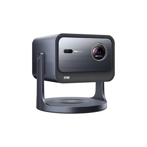 Hisense Laser Mini Projector C2, 65-300", Gimbal Design, 4K, Triple Color Laser, 110% BT.2020, 2000 ANSI Lumens, 1700:1 Native Contrast, Dolby Vision, HSR240, Sound by JBL