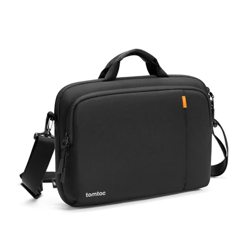 tomtoc 360 Protective Laptop Carry Case for 2026 14-Inch MacBook Pro M5/M4/M3/M2/M1 A3426 A3427 A3434 A3112 A3401 A3185, Water-Resistant Laptop Shoulder Bag for 13-Inch MacBook Air/Neo