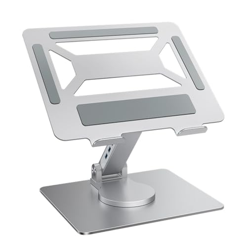 Dock Laptop Stand With 360 Degree Rotation Foldable Office With Computer