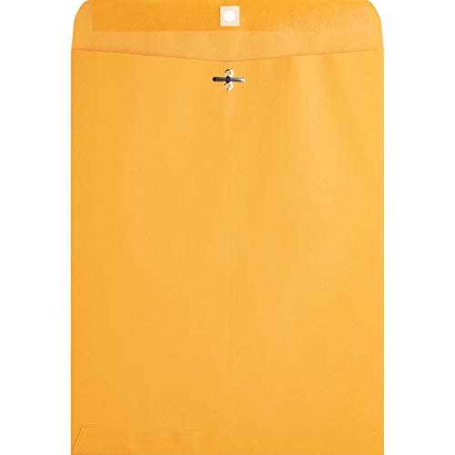 Business Source 36665 Clasp Envelopes,28 lb,10-Inch x13-Inch,100/BX,Brown Kraft