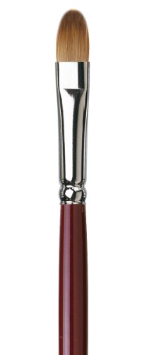 da Vinci Oil & Acrylic Series 1815 Oil Paint Brush, Filbert Kolinsky Red Sable, Size 10 (1815-10)