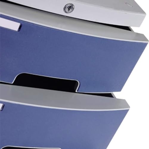 ZGLINMZ Desktop File Cabinet with Three Layer Storage Box Lockable Drawers Organizer