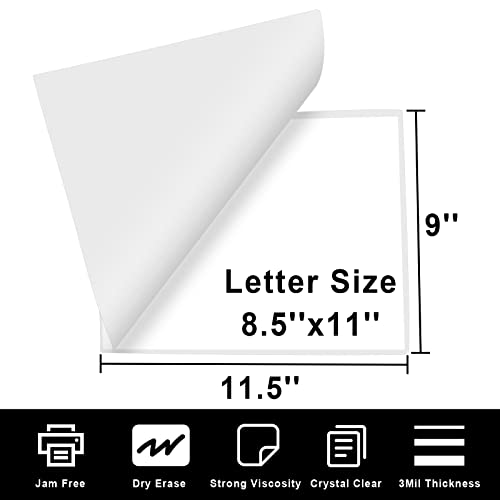 LabelMore Thermal Laminating Pouches - Laminating Sheets - Thermal Laminating Paper for Laminator - 9 X 11.5-inches/Letter Size - 3mil Thickness - 2000pack