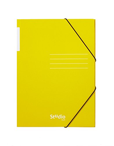 Taupe 925608 – Flaps Glossy Cardboard Folder with Design Study, Yellow