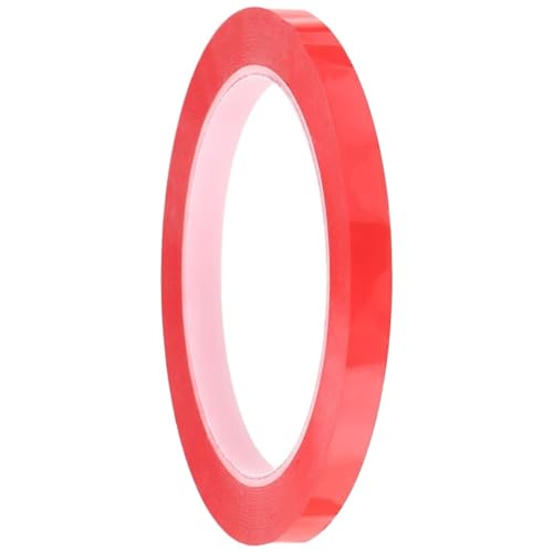 White Board Tape 16roll Multicolor DIY No Trace Waterproof Insulation Desktop Positioning Tape Whiteboard Marking Drawing Grid for Office(Red,8mm)