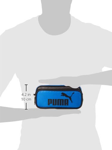 クツワ Kutsuwa Puma Pencil Case, Color Carbon W, Blue, 787PMBL