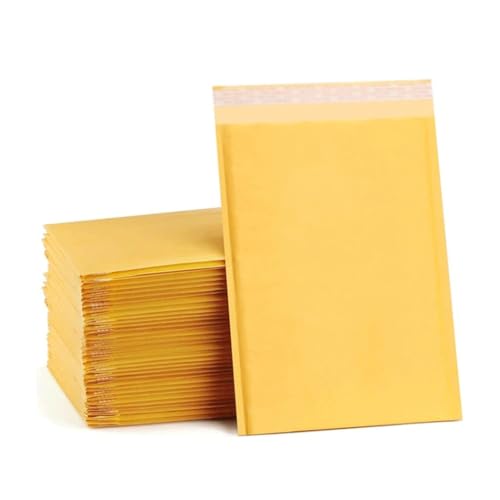 Sxzqjybb Padded envelopes,Bubble envelopes, 100pcs Paper Bubble Envelopes Padded Mailers, for Shipping(11x15cm)