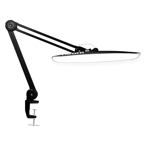 Neatfi LED Desk Lamp, 2200 Lumens, 24W, 20-Inch Wide Head (Black)