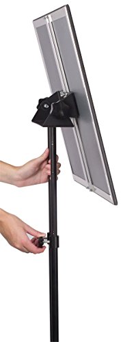 Displays2go 18 x 24 Poster Stand, Black