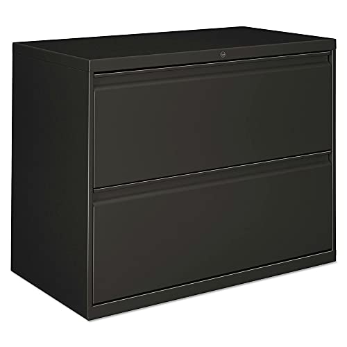 Alera Lateral File, 2 Legal/Letter/A4/A5-Size File Drawers, Charcoal, 36" x 18.63" x 28"