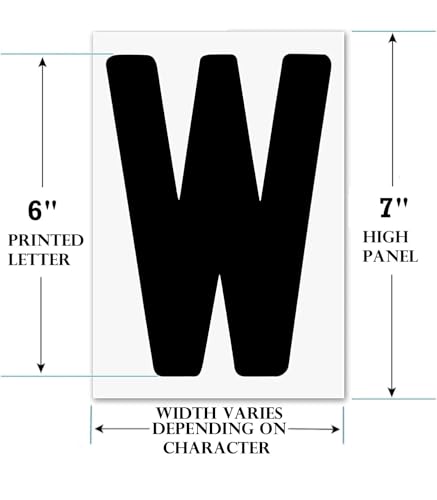 Changeable Outdoor Marquee Rigid Sign Letters | 6″ on 7″ | Acrylic | Block Font | Black Letters/Red Numbers | 288 Count Set