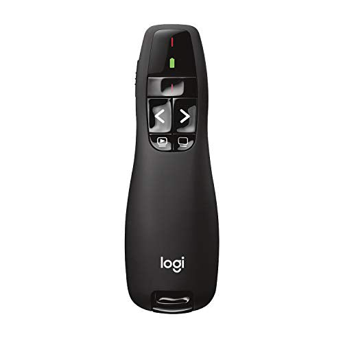 Logitech Wireless Presenter R400 USB A PowerPoint Clicker with Laser
