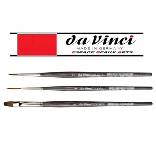 Colinéo Serie 5522 Vegan Brush Imitation Sable Kolinsky No. 2, et Series 5822 No. 8 + Series 1222