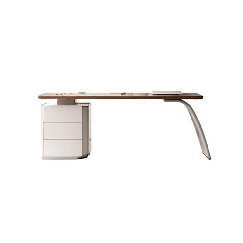 LINKIO Home Office Desks Minimalist Desk Modern Study Boss Office Computer Desk Medical Beauty Consultation Desk Computer Table Desk(160cm)
