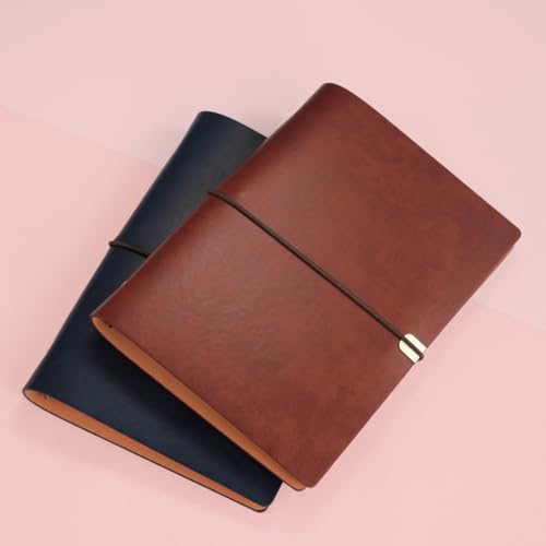 GFHSKRPL Strap Loose Leaf Notebook Hand Ledger Notebook
