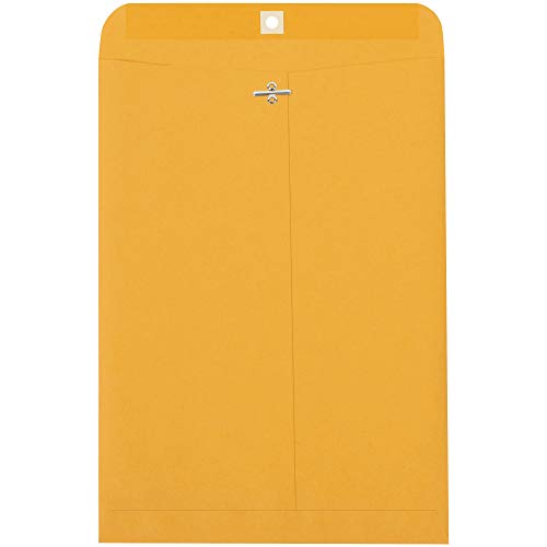 Tape Logic TLEN1018 Clasp Envelopes, 9 1/4" x 14 1/2", Kraft (Pack of 500)