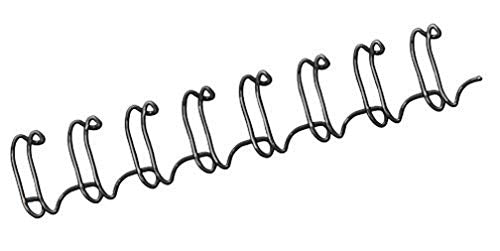 Fellowes 8mm Wire Binding Combs, 100 Pack - Black