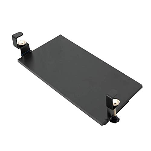 AUGUSE Keyboard Tray Drawer, Keyboard Platform Tray Steady Clamp On Keyboard Shelf No Need to Drill Into Desk Retractable to Slide Under Desktop for Home Or Office