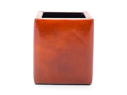 Bosca Old Leather Pencil Box (Amber, One Size)
