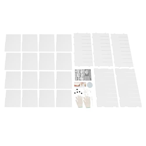 Mail Sorter Organizer, Literature Organizer, Student Mailbox Slot with Removable Shelves, for Desktop Bill Paper, for Classroom Office Home School (36 Compartments, White)