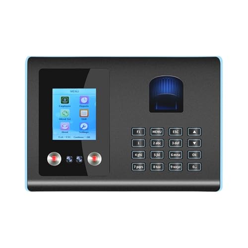 Time Clocks, Time Clock Machine With Attendance Control And Fingerprint