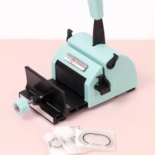 Craftelier - Zutter Bind It All Binding Machine with Extendable Arm | Ideal for Binding with Ring Bindings from 0.3125 cm (5/16") to 3.12 cm (1 1/4") | Turquoise and Black Colour