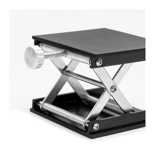 VgtHK Lab Jack Stand Aluminum Lifter Router Plate Table,Silver